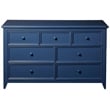 Pemberly Row Contemporary 6-Drawer Dresser in Williamsburg Blue