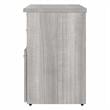 Pemberly Row Engineered Wood Office Storage Cabinet with Drawers - Platinum Gray