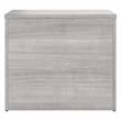 Pemberly Row Engineered Wood Office Storage Cabinet with Drawers - Platinum Gray