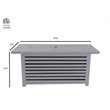 Pemberly Row Metal Propane/Natural Gas Fire Pit Table in Gray