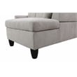 Pemberly Row Modern 3PC Right Facing Sectional Sofa with Ottoman