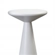 Pemberley Row Concrete White Accent Tables Circle Durable Set of 2 20
