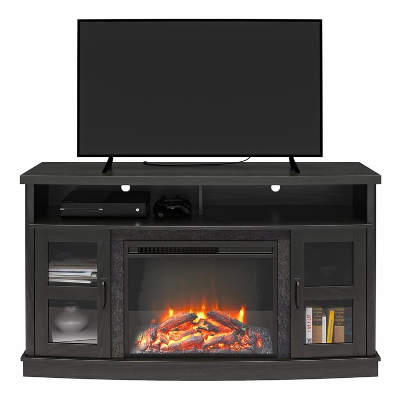 Pemberly Row Fireplace Console for TVs up to 60