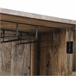 Pemberly Row Fixed Shelves Transitional Wood Bar Cabinet in Antique Gray