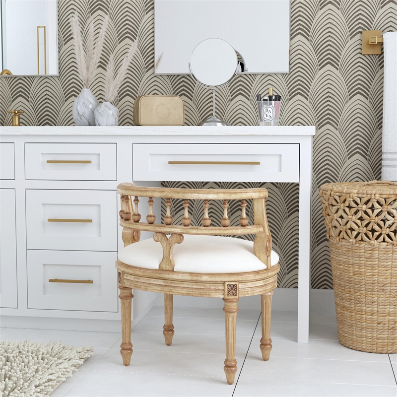 Pemberly Row Contemporary Upholstered 22.5