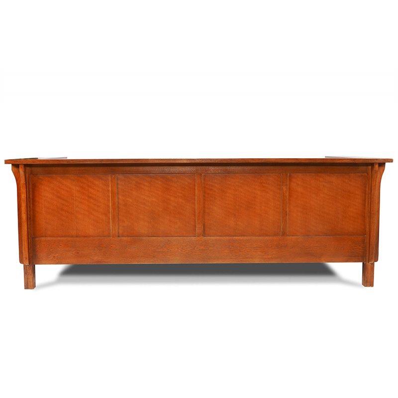 Pemberly Row Contemporary Leather Side Sofa in Chestnut Brown