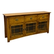 Pemberly Row Modern / Contemporary Solid Wood Sideboard in Oak