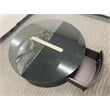 Pemberly Row Modern Faux Marble & Wood Coffee Table in Black/White