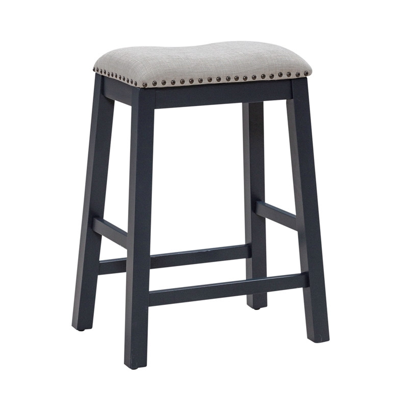 Pemberly Row Modern / Contemporary 3 Piece Counter Set - Navy