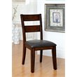 Pemberly Row Modern Wood Dining Chair in Dark Cherry (Set of 2)