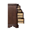Pemberly Row Contemporary Dark Brown 8 Drawer Double Dresser