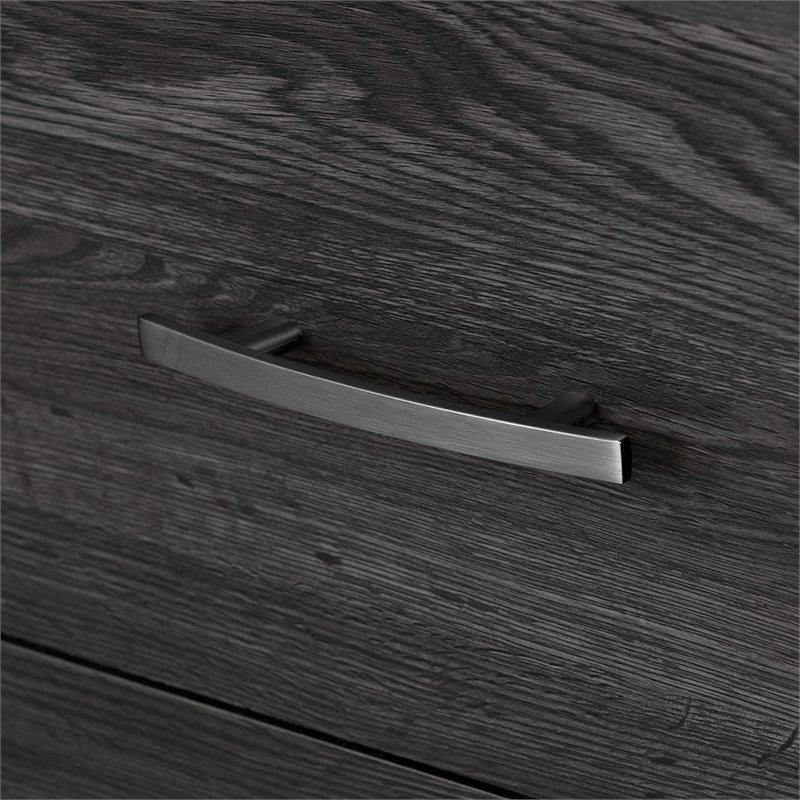 Pemberly Row Modern / Contemporary 6 Drawer Dresser in Gray Oak