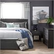 Pemberly Row Modern / Contemporary 6 Drawer Dresser in Gray Oak