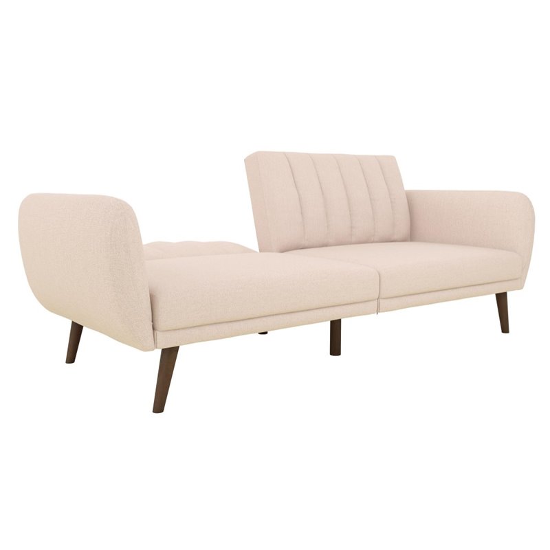 Pemberly Row Modern / Contemporary Sleeper Sofa in Pink Finish