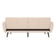 Pemberly Row Modern / Contemporary Sleeper Sofa in Pink Finish