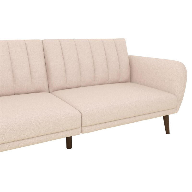 Pemberly Row Modern / Contemporary Sleeper Sofa in Pink Finish