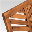 Pemberly Row 6-Piece Chevron Outdoor Patio Dining Set in Brown