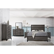 Pemberly Row Contemporary Chest Made with Wood in Gray Color