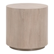 Pemberly Row Contemporary Wood Large End Table in Natural Gray