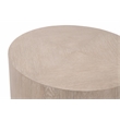 Pemberly Row Contemporary Wood Large End Table in Natural Gray