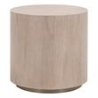 Pemberly Row Contemporary Wood Large End Table in Natural Gray