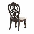 Pemberly Row Modern / Contemporary Royale Pecan Brown Side Chair