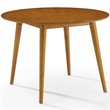 Pemberly Row Modern Wood Round Dining Table in Acorn Natural