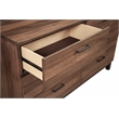 Pemberly Row Contemporary Wood 6 Drawer Dresser in Rustic Pine