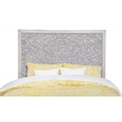 Pemberly Row Full-Queen Wood Headboard in Weathered Light Gray