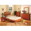 Pemberly Row Modern / Contemporary Solid Wood 5-Drawer Chest in Oak