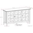 Pemberly Row Solid Wood 62 