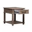 Pemberly Row Modern / Contemporary Light Brown Rectangular End Table