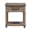 Pemberly Row Modern / Contemporary Light Brown Rectangular End Table