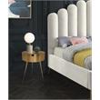 Pemberly Row Modern / Contemporary Gold Finish Metal Nightstand