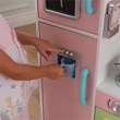 Pemberly Row Modern Uptown Wooden Plastic Play Kitchen in Pastel