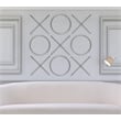 Pemberly Row Modern Chrome Stainless Steel Contemporary Wall Decor