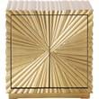 Pemberly Row Contemporary Wood Side Table in Gold Leaf Finish