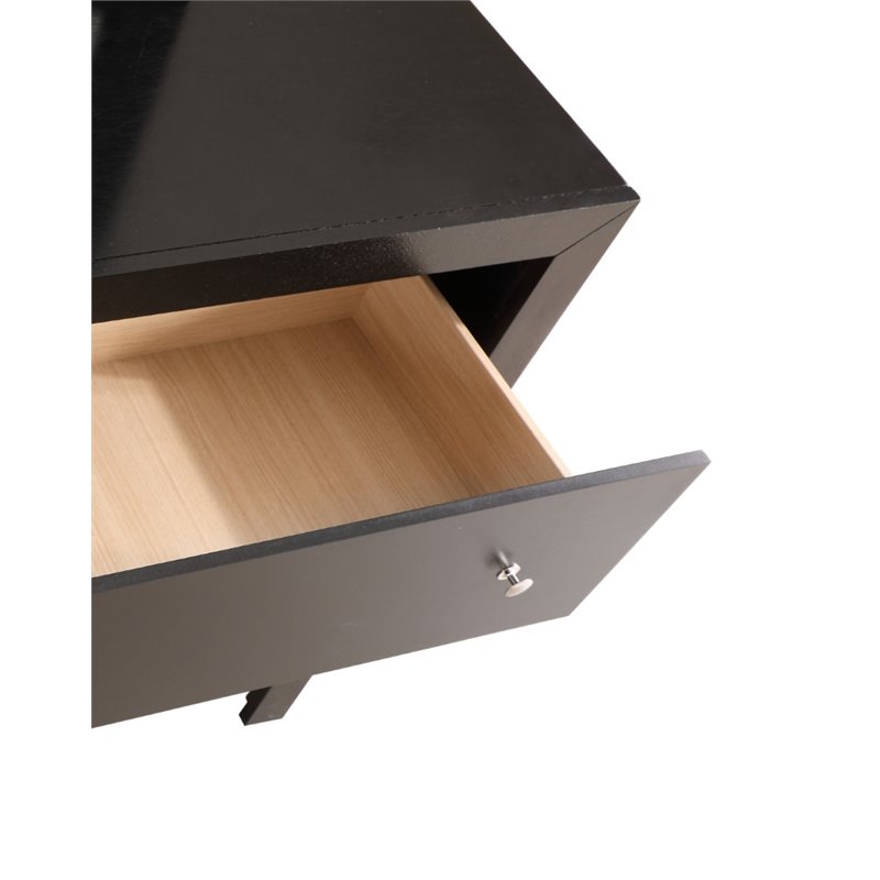 Pemberly Row Modern / Contemporary 6 Drawer Dresser in Black