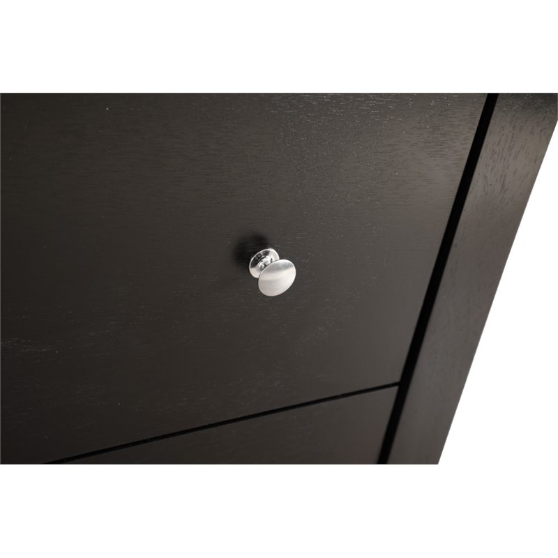 Pemberly Row Modern / Contemporary 6 Drawer Dresser in Black