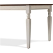 Pemberly Row Modern / Contemporary Dining Table in White Finish