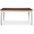 Pemberly Row Modern / Contemporary Dining Table in White Finish