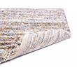 Pemberly Row Modern / Contemporary Shag Ivory/Multi Striped Area Rug