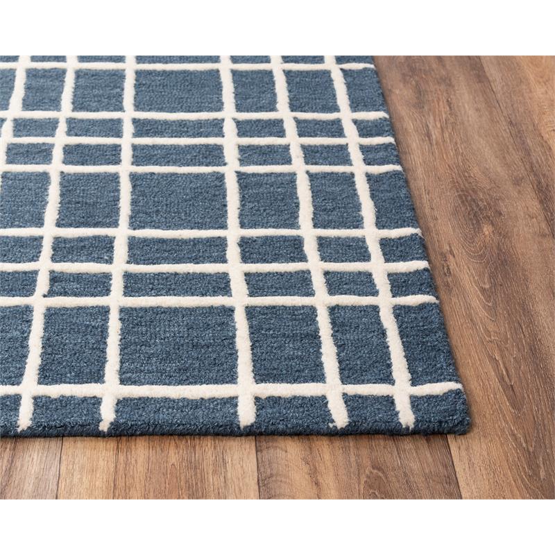 Pemberly Row Modern / Contemporary Blue 7'9