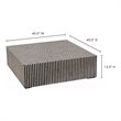 Pemberly Row Modern / Contemporary MDF Wood Terning Coffee Table