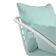 Pemberly Row Collection Teddi Lounge Chairs 2-piece in Aqua Haze