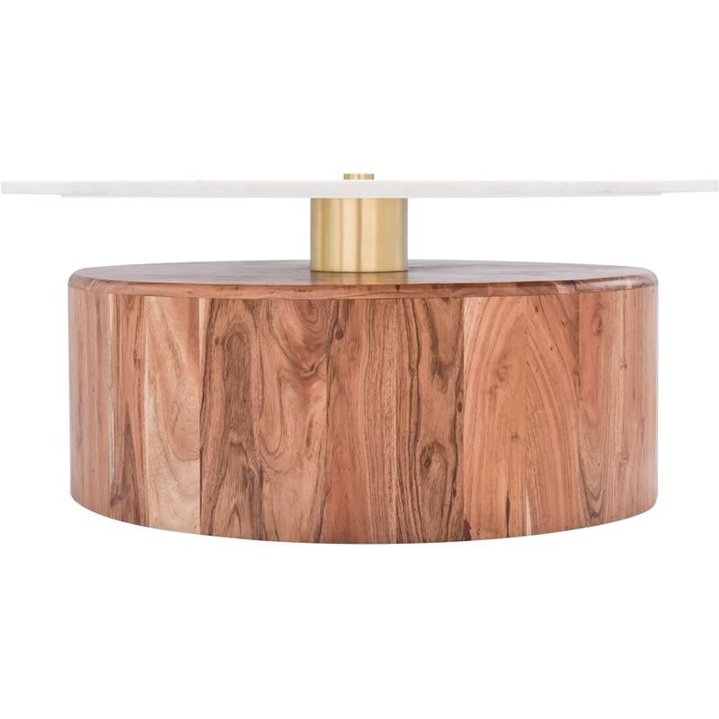 Pemberly Row Modern / Contemporary Natural Acacia Wood Coffee Table