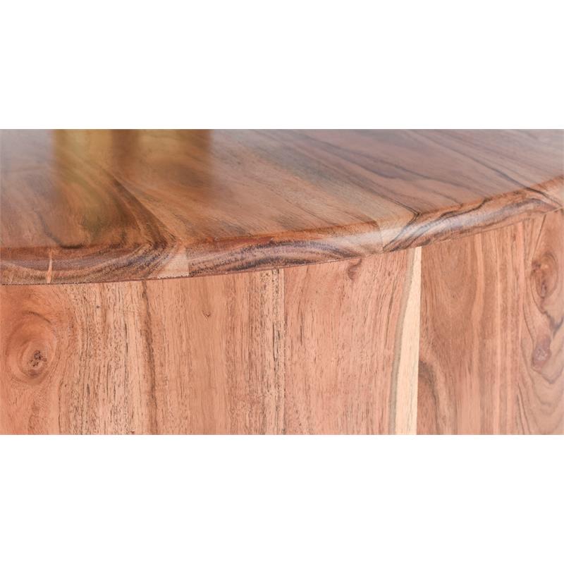 Pemberly Row Modern / Contemporary Natural Acacia Wood Coffee Table