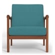 Pemberly Row Modern / Contemporary Lounge Chair in Turquoise