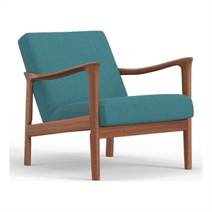 Pemberly Row Modern / Contemporary Lounge Chair in Turquoise