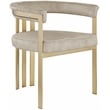 Pemberly Row Contemporary Stone Velvet Dining Chair (Set of 2)